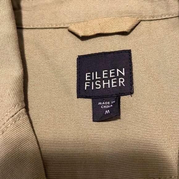 EILEEN FISHER ORGANIC COTTON BLAZER MEDIUM - Picture 11 of 12